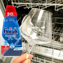 Gel Rửa Chén Finish Power All In One 1L + Muối Rửa Bát - Sạch Sâu, Khử Mùi, Bảo Vệ Máy, Chính Hãng EU