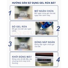 Gel Rửa Chén Finish Power All In One 1L + Muối Rửa Bát - Sạch Sâu, Khử Mùi, Bảo Vệ Máy, Chính Hãng EU