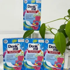 Giấy Giặt Tẩy Trắng & Chống Lem Màu Denkmit - Hàng Đức, Giữ Quần Áo Sáng Đẹp Bền Màu Hiệu Quả, Tiết Kiệm Thời Gian Giặt Dũ