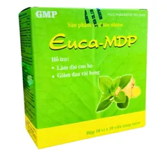 Viên uống EUCA MDP Giảm Ho, Đau Rát Họng - Hỗ trợ Sức Khỏe Đường Hô Hấp - Hộp 10 Vỉ x 10 Viên Nang Mềm