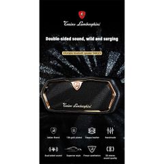 Loa Bluetooth Cao Cấp Tonino Lamborghini TL89 - Da Nappa, TWS, Âm Thanh 360 Độ, Logo Mạ Vàng 18K, Quà Tặng Sang Trọng