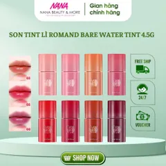 Son Tint Romand Lâu Trôi Căng Mọng 4.5g - Son Nước Màu Tươi Tắn Hàn Quốc, Độ Bám Màu Tốt, Dễ Dàng Tán Mượt Màu