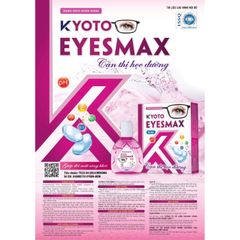 Nhỏ Mắt KYOTO EYESMAX 15ml - Giảm Khô Mắt & Chảy Nước Mắt, Hỗ Trợ Cận Thị, Làm Sạch & Dưỡng Mắt Hàng Ngày