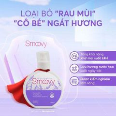 Dung dịch vệ sinh phụ nữ Smoovy 120ML - Làm sạch, ngăn ngừa vi khuẩn và mùi hôi, phù hợp cho da nhạy cảm và sau sinh.