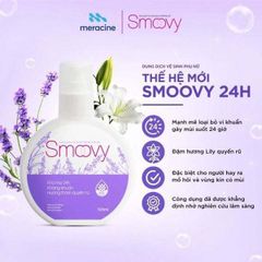 Dung dịch vệ sinh phụ nữ Smoovy 120ML - Làm sạch, ngăn ngừa vi khuẩn và mùi hôi, phù hợp cho da nhạy cảm và sau sinh.