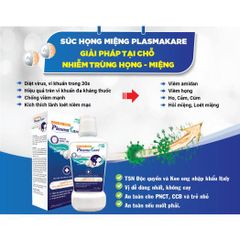 Nước Súc Miệng Họng Nano Bạc PLASMAKARE 250ML - Kháng Khuẩn, Giảm Viêm Họng, Viêm Amidan, Hôi Miệng, Dễ Long Đờm