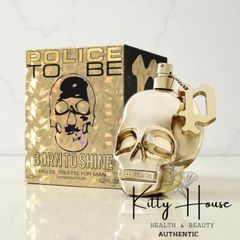 Nước hoa nam Police To Be Born To Shine Eau de Toilette 125ml - Hương thơm sang trọng, tươi mát và đầy sức sống cho phái mạnh