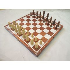 Cờ vua bàn gỗ tự nhiên, Quân cờ gỗ thông KT 7,6cm