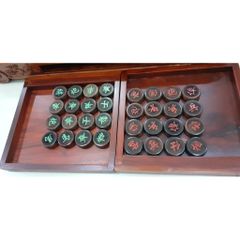 Bàn Cờ Tướng Chân Quỳ Đẹp - Bàn Cờ Cao Cấp Ngăn Kéo 2 Bên - Vuaco- Hộp trang sức