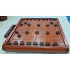 Bàn Cờ Tướng Chân Quỳ Đẹp - Bàn Cờ Cao Cấp Ngăn Kéo 2 Bên - Vuaco- Hộp trang sức