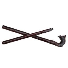 Batoong gỗ, gậy chống bằng song mây cho người già - Dẻo dai, chắc chắn, hỗ trợ việc đi lại cho người lớn tuổi
