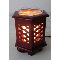 Đèn xông tinh dầu gỗ hương lục giác DLG-01