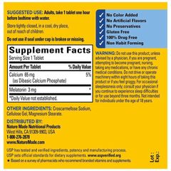 Viên uống hỗ trợ ngủ ngon Nature Made 3mg - 120 viên Giảm căng thẳng, cải thiện giấc ngủ tự nhiên, an toàn từ thiên nhiên