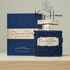 Nước hoa nữ Oscar De La Renta Bella Night Eau de Parfum 100ml - Hương hoa cỏ trái cây quyến rũ, hoàn hảo cho phái nữ