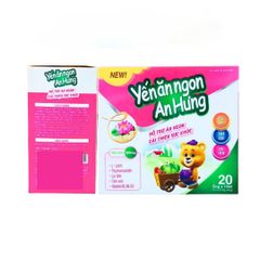 Yến Ăn Ngon An Hưng - Siro Hỗ Trợ Trẻ Ăn Ngon, Tăng Cường Sức Khỏe, Hộp 20 ống - Giải Pháp Dinh Dưỡng Cho Trẻ Em