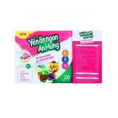 Yến Ăn Ngon An Hưng - Siro Hỗ Trợ Trẻ Ăn Ngon, Tăng Cường Sức Khỏe, Hộp 20 ống - Giải Pháp Dinh Dưỡng Cho Trẻ Em