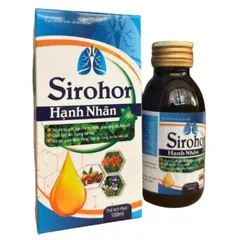 Siro giảm ho Hạnh Nhân SIROHOR - Bổ phế, tiêu đờm tự nhiên, hỗ trợ khản tiếng - Chai 100ml cho trẻ từ 1 tuổi trở lên