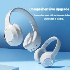 Tai nghe Bluetooth M3 Đeo đầu Gập lại Chống ồn LED Phát sáng Âm thanh nổi Tuổi thọ pin 400mAh Độ trễ thấp Thể thao điện tử