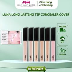 Kem Che Khuyết Điểm Luna Long Lasting 7.5g - Che Phủ Tự Nhiên, Bền Màu, Dưỡng Da, Tiện Lợi Cho Trang Điểm Hằng Ngày