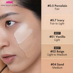 Kem Che Khuyết Điểm Luna Long Lasting 7.5g - Che Phủ Tự Nhiên, Bền Màu, Dưỡng Da, Tiện Lợi Cho Trang Điểm Hằng Ngày