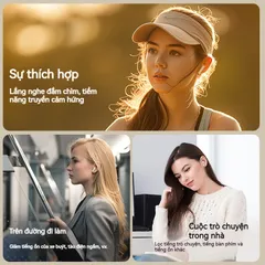 Tai Nghe Không Dây Bluetooth Q23 TWS 5.4 - Tai Nghe Nhét Tai Thể Thao Với Mic, Âm Thanh HiFi, Chống Nước, Thoải Mái Khi Tập Luyện