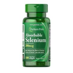Viên uống tăng đề kháng Puritan’s Pride Absorbable Selenium 200mcg, 200 viên của Mỹ