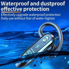 Tai Nghe Bluetooth V6.0 - Tai Đơn Chống Ồn Cho Lái Xe, Shipper, Kinh Doanh - Nghe Nhạc 30 Giờ, Nói Chuyện 35 Giờ, Âm Thanh Stereo Chất Lượng Cao