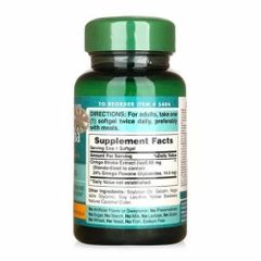 Viên uống bổ não Ginkgo Biloba 60mg Puritan's Pride - Tăng cường trí nhớ, hỗ trợ tập trung và sức khỏe tinh thần, 120 viên
