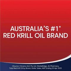 Viên uống Omega 3 Bioglan Red Krill Oil Double Strength 1000mg - Hỗ trợ tim mạch, cải thiện trí nhớ và sức khỏe não bộ