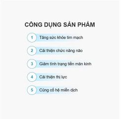 Viên uống Omega 3 Bioglan Red Krill Oil Double Strength 1000mg - Hỗ trợ tim mạch, cải thiện trí nhớ và sức khỏe não bộ