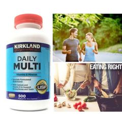 Vitamin Tổng Hợp Daily Multi Kirkland Signature 500 Viên - Bổ Sung Dinh Dưỡng Toàn Diện Cho Sức Khỏe Người Lớn