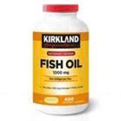 Viên uống Dầu cá Kirkland 1000mg - Hỗ trợ sức khỏe tim mạch và giảm viêm, 400 viên chất lượng cao