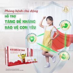 Cốm Vi Sinh KIDSMUNE MAX Hỗ Trợ Tăng Cường Miễn Dịch và Cải Thiện Biếng Ăn Cho Trẻ Em - Vitamin Dinh Dưỡng Cho Bé, 30 Gói