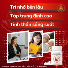 Viên Uống Bổ Não Mindenergy Max - Tăng Cường Trí Nhớ, Giảm Stress, Hỗ Trợ Ngủ Ngon, 30 Viên/Lọ