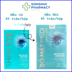 Viên Uống Bổ Mắt Shine Eye Gold MEDI DHA-EPA 90 Viên - Ngăn Ngừa Cận Thị, Thoái Hóa Điểm Vàng, Giảm Mỏi Mắt