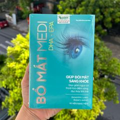 Viên Uống Bổ Mắt Shine Eye Gold MEDI DHA-EPA 90 Viên - Ngăn Ngừa Cận Thị, Thoái Hóa Điểm Vàng, Giảm Mỏi Mắt