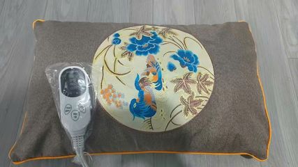 Gối Ngải Cứu Đông Y Cao Cấp Cắm Điện - Thiết Bị Massage Thư Giãn Hiện Đại Tại Nhà, Hỗ Trợ Giảm Căng Thẳng và Đau Nhức
