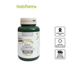 Tinh Dầu Hoa Anh Thảo Nat & Form 200 Viên - Hỗ Trợ Sức Khỏe Từ Thiên Nhiên, Giảm Căng Thẳng, Cải Thiện Da - Sản Phẩm Pháp Chất Lượng Cao