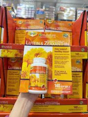 Viên uống hỗ trợ thị lực Trunature Lutein & Zeaxanthin 140 viên - Bảo vệ mắt, chống oxy hóa và cải thiện thị lực từ Mỹ