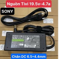 Adapter Nguồn Tivi Sony 19.5V–6.2A / 4.7A Chính Hãng - DC 6.5mm x 4.4mm, Dây Kèm Hộp, Sử Dụng Cho LED/LCD