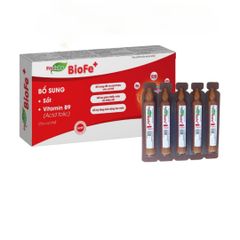 Fitolabs BioFe+ Siro Sắt Ống - Hỗ Trợ Bổ Sung Sắt & Vitamin B9 Tăng Cường Sức Khỏe Cho Trẻ Em & Người Lớn - Hộp 20 Ống