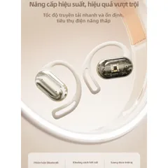 Tai nghe Bluetooth không dây O2 mới OWS V5.4 thể thao, chống nước IPX5, âm thanh 360 độ, giảm tiếng ồn, phù hợp cho chơi game và thể dục