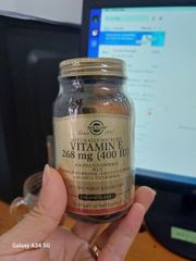 Vitamin E 400 IU Solgar - Viên Uống Chống Oxy Hóa Tăng Cường Sức Khỏe Da và Tim Mạch - Hỗ Trợ Duy Trì Thanh Xuân 50 Viên