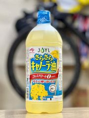 Dầu Ăn Hạt Cải Ajinomoto Nhật Bản - Nguyên Liệu Nấu Ăn Chất Lượng Cao, Hương Vị Nhẹ Nhàng, Giàu Omega-3 và Vitamin E
