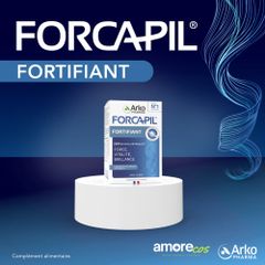Viên Uống Hỗ Trợ Mọc Tóc Arkopharma Forcapil Fortifiant - Giảm Rụng Tóc, Bổ Sung Vitamin B & Biotin, Sản Phẩm Chính Hãng Pháp