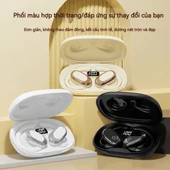 Tai Nghe Không Dây X96 OWS Bluetooth V5.4 Chống Nước, Điều Khiển Cảm Ứng - Tai Nghe Thể Thao Micro Tích Hợp Chống Ồn HIFI 60 Giờ Sử Dụng