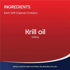 Bioglan Red Krill Oil Double Strength 1000mg - Hỗ Trợ Khớp, Tim & Não - 60 Viên Dầu Nhuyễn Thể Từ Úc