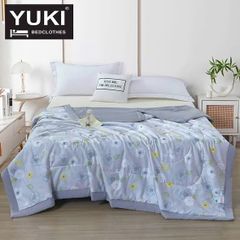 Chăn Mát Mùa Hè YUKI Ice Soybean 2 Mét - Vải Siêu Mềm, Chất Lượng Nhật Bản, Đáng Tin Cậy, Có Thể Giặt Máy, Kháng Khuẩn