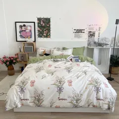 Bộ Chăn Ga Cotton Microfiber 5 Món 20cm - Chăn Chần Bông Mềm Êm Ái Cho Giấc Ngủ Hoàn Hảo, Vải Cao Cấp, An Toàn Cho Da Nhạy Cảm