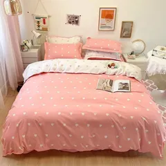 Bộ Chăn Ga Cotton Microfiber 5 Món - Êm Mềm, Bọc Nệm Cao 20cm - Chất Liệu Cao Cấp, Thiết Kế Sang Trọng, Hỗ Trợ Giấc Ngủ Tốt Nhất